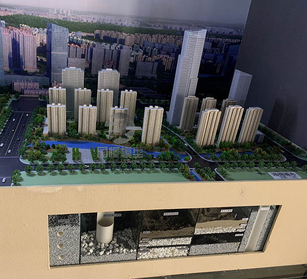 泸县建筑模型